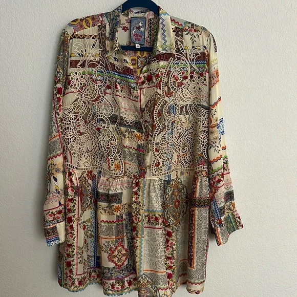 JOHNNY WAS Stano Monroe tunic M - Picture 4 of 16